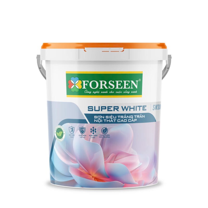 Sơn siêu trắng trần nội thất cao cấp Super White